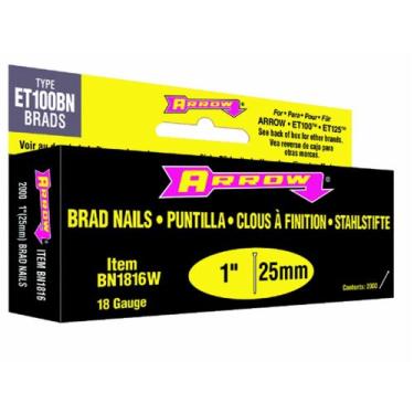 Imagem de Arrow Fastener BN1816W 2,54 cm Brads de calibre 18