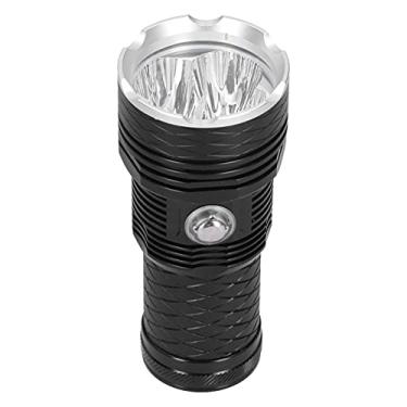 Imagem de Wosune Lanterna de mergulho, profundidade de mergulho 80 m XHP70.2 lanterna de LED com regulação contínua para caminhadas para acampamento e pesca