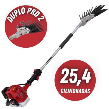 Imagem de Derriçadeira Premium Para Colheitas de Café Kawashima KWD2600D2 Motor M-2600 á Gasolina 25,4cc 2 Tempos, Haste 1100mm e com Kit Garra Dupla Nakashi