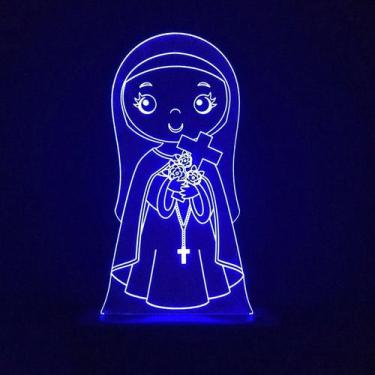 Imagem de Abajur Luminária Led Santa Teresinha Decorativo - Tecnotronics