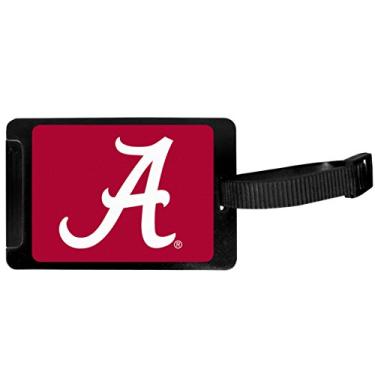 Imagem de Siskiyou Sports Etiqueta de bagagem unissex NCAA Alabama Crimson Tide, preta, 8,25 cm