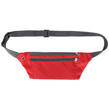 Imagem de Cinto De Corrida Masculino, Cintos De Corrida Porta-Chaves De Dinheiro Para Bolsas De Água Para Celular (Vermelho)