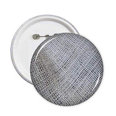 Imagem de Broche abstrato de tecido, linho, cinza, broches, emblema, acessório, decoração, 5 peças