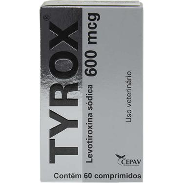 Imagem de Repositor Hormonal Cepav Tyrox 600 mcg - 60 Comprimidos