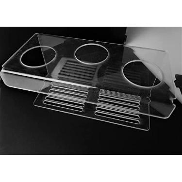 Imagem de Suporte Porta Escova De Dentes Creme Dental 4 Escovas