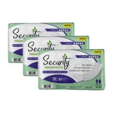 Imagem de Mucambo Kit com 3 Pacotes Absorvente Geriátrico Security Incontinência Urinaria e Pós Parto - 1 Unidades