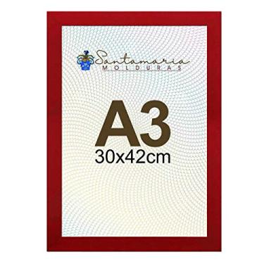 Imagem de Moldura Porta Retrato A3 30x42 Vermelho