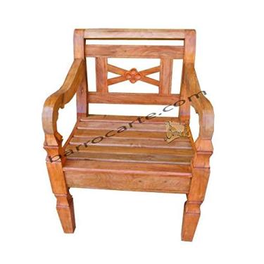 Imagem de Poltrona Rústica Fleur em Madeira de Demolição - Cód 1202