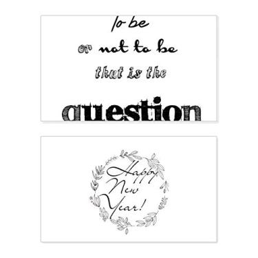 Imagem de Hamlet To Be Or Not To Be Shakespeare Cartão de felicitações Mensagem Presente