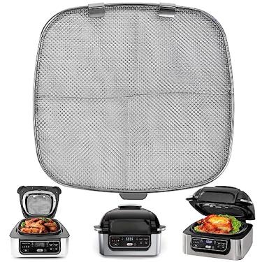 Imagem de Stainless Steel Splatter Shield for Ninja Foodi AG301, Air Fryer Accessories Replacement Parts Fine Mesh Splatter Screen for Ninja Foodi 5 in1 Indoor Grill Air Fryer AG300,AG300C,AG301C,AG302,AG400