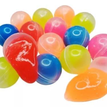 Imagem de 30 Geleca Slime Colorida Kit Festa Aniversário Lembrancinha Infantil Prenda Doação