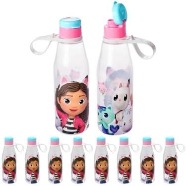 Imagem de Kit 10 Garrafas Abre Fácil Original Casa Mágica Gabby Festa Aniversário Decoração Sacolinha Surpresa Infantil