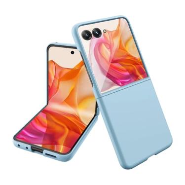 Imagem de COQUE Capa para Motorola Razr 50 Ultra, capa de telefone com toque suave para a pele, capa dobrável para Motorola Razr 50 Ultra 5G-azul