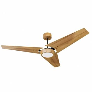 Imagem de Ventilador de Teto Natuvent Callis Led 3 Pás Madeira Teca 4000k Branco Neutro (127, Volts)