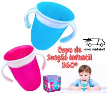 Imagem de Copo Para Bebê 360º Mágico Copo de Treinamento Antivazamento - Art Bab