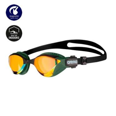Imagem de óculos De Natação Cobra Triathlon Swipe Mirror Arena, Verde militar, A