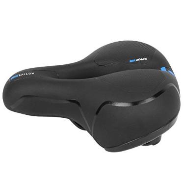 Imagem de Selim de bicicleta, almofada de assento de bicicleta, material macio e elástico para ciclistas Equipamento de ciclismo(188 preto azul)