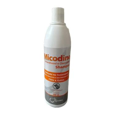 Imagem de Shampoo Micodine 500 ml para Cães e Gatos - Syntec