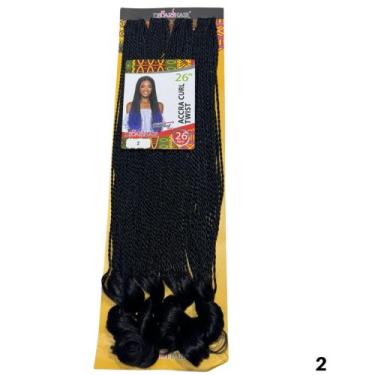 Imagem de Cabelo Afro Curl Twist Cacheado Cachos Na Ponta Boho Crochet - bbless,