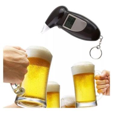 Imagem de Bafômetro Digital Lcd Medidor Alcool Com Precisão Display - OEM