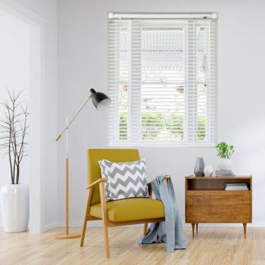 Imagem de Persiana Horizontal PVC Premier - 1,80x1,60m - Branca - Evolux, Branco