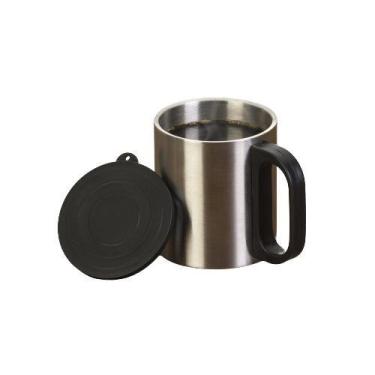 Imagem de Caneca Personalizável Inox 180 Ml Com Tampa 10 unidades - Personalize 