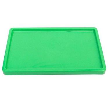 Imagem de Bandeja Retangular 30x18cm Verde Limão - 01 unidade - Só Boleiras - Ri