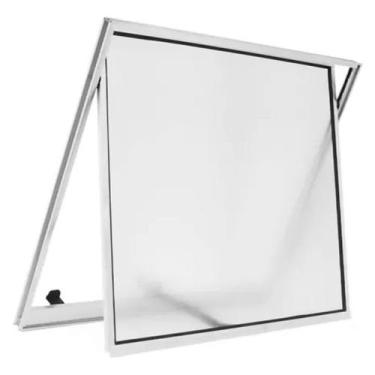 Imagem de Janela de Alumínio Branco Vitro Máximo Ar Hale Esquadrias - 0.60 (L) X