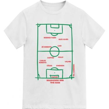 Imagem de Camiseta Lusa Brasileirão 1996 - Novomanto, Branco, G