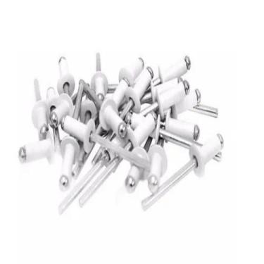Imagem de REBITE REPUXO 308 - 3,2x8 - ALUMINIO BRANCO - PCT C/100 PCS - NEWFIX