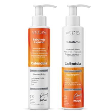 Imagem de Kit Calêndula Sabonete Liquido E Hidratante Hipoalergênico 200ml