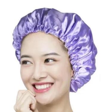 Imagem de Touca de Cetim Forrada Dupla Face Anti Frizz - GM Hair