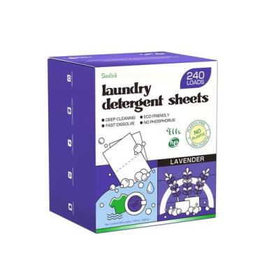 Imagem de Folhas de detergente para roupa Soulink Lavender 240 Loads
