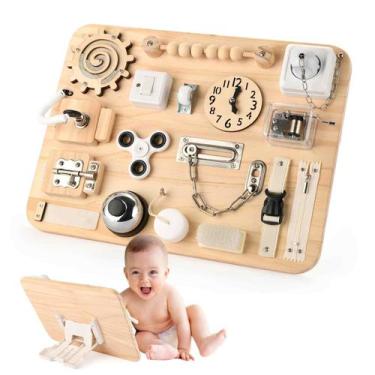 Imagem de Montessori Busy Board Potatomato Large para crianças de 3 anos ou mais