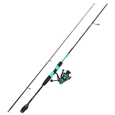 Imagem de One Bass Conjunto De Vara Pesca E Carretilha, 2 Peças Para Spinning Baitcasting, Varas Grafite Im6 Médias, Passadores Aço Inoxidável - 6'0" Com Sl2000