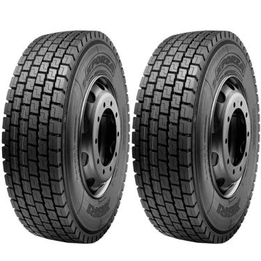 Imagem de Kit 2 Pneus 235/75R17.5 Borrachudo 18 Lonas 143/141J Xforza Xbri 