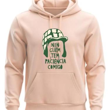 Imagem de Moletom Personalizado Ninguem Tem paciencia - Hs, Bege, M