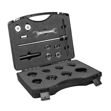 Imagem de Colaxi Kit de ferramentas de instalação e remoção de suporte inferior de bicicleta com chave e estojo de transporte, removedor de rolamento de reparo para