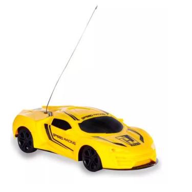 Imagem de Carrinho de Controle Remoto Duo Race 1:20 CAR801 Polibrinq, Amarelo