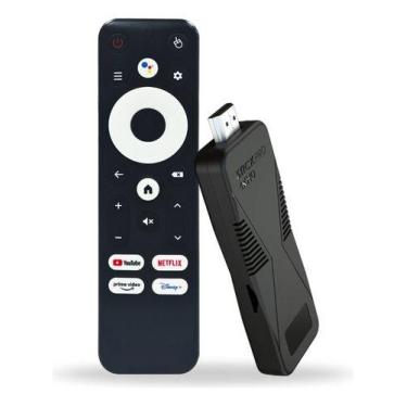Imagem de Tv Stickpro 4k Hd Proeletronic Controle Por Voz Android Tv, Preto