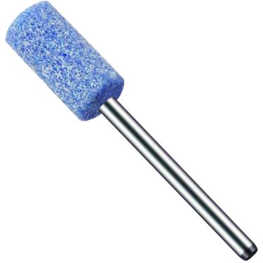 Imagem de Ponta Montada 8Mm Abrasiva Azul Haste 3Mm Micro Retífica