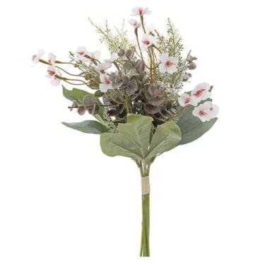 Imagem de Pick Eucalipto Ramalhete Branco 44Cm C/1Un 1062610 Cromus