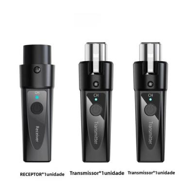 Imagem de Transmissor E Receptor De Microfone Sem Fio XLR Recarregável Sistema 2
