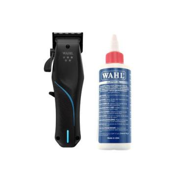 Imagem de Kit Máquina De Cortar Cabelo Vapor e óleo lubrificante wahl