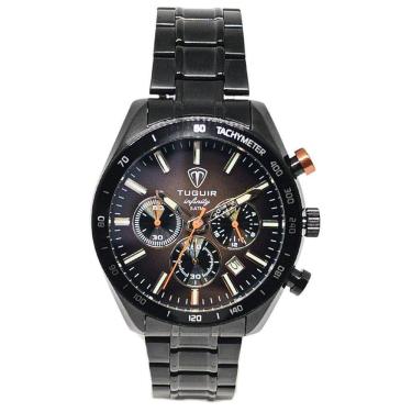 Imagem de Relógio Cronógrafo Masculino Aço Tuguir Analógico 23-2231