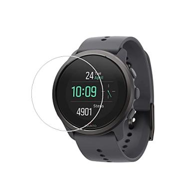 Imagem de Zshion Protetor de tela compatível com SUUNTO 5 Peak, película protetora de vidro temperado de dureza 9H de borda arredondada 2,5D com resistente a arranhões e anti-impressões digitais [2 unidades]