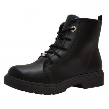 Imagem de Bota Infantil Menina Estilo Urbano Ilhós Brilhante Molekinha