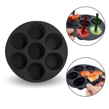 Imagem de Forma Cup Cake Muffin Sorvete Silicone Congelador Forno