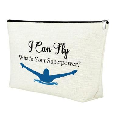 Imagem de Bolsa de maquiagem Mxrymvu Swim Lover, presente para meninas nadadoras