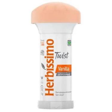 Imagem de Creme Desodorante Twist Antitranspirante Vanilla Herbíssimo 45G - DANA